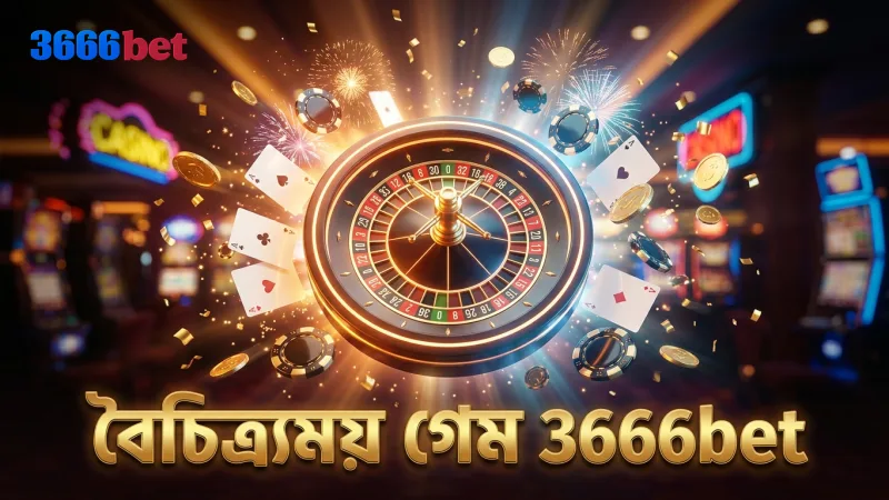 বিভিন্ন ধরনের গেম উপলব্ধ 3666bet ক্যাসিনোতে খেলোয়াড়দের জন্য।