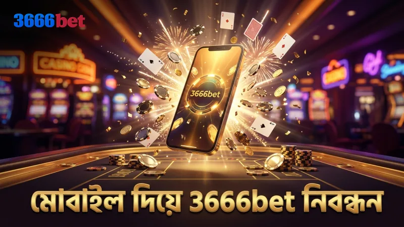 মোবাইল থেকে 3666bet নিবন্ধনের প্রাথমিক ধাপসমূহ।