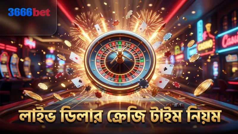 লাইভ ডিলার সহ ক্রেজি টাইম গেমের মূল নিয়ম ব্যাখ্যা।