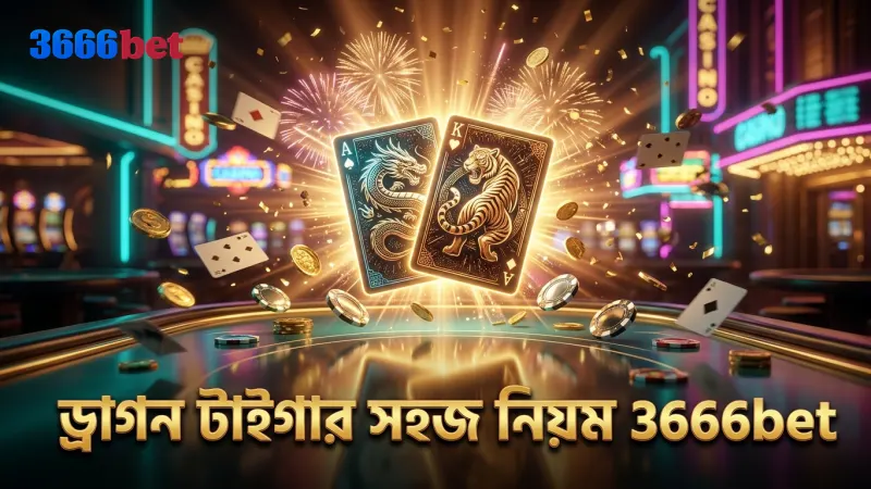 ড্রাগন টাইগারের সহজ নিয়ম ও বেটিং প্রক্রিয়া ব্যাখ্যা করে।