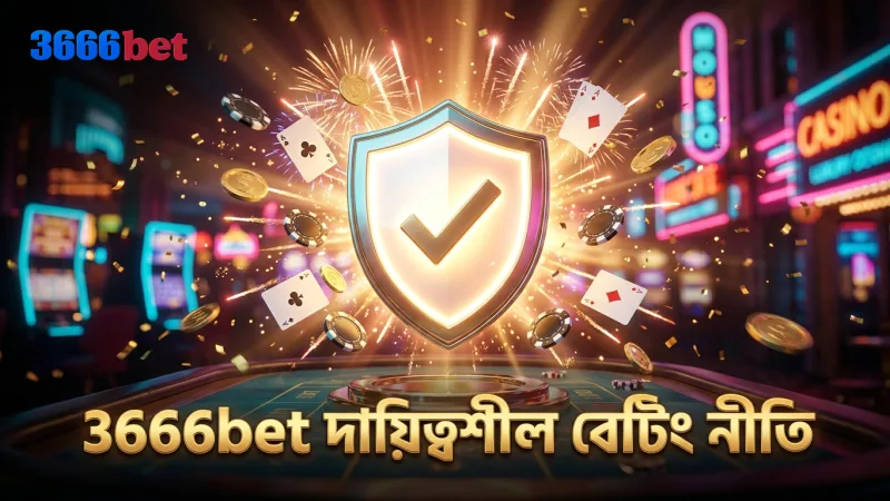 দায়িত্বশীল বাজি ও ঝুঁকি নিয়ন্ত্রণে 3666bet এর স্পষ্ট নীতি।