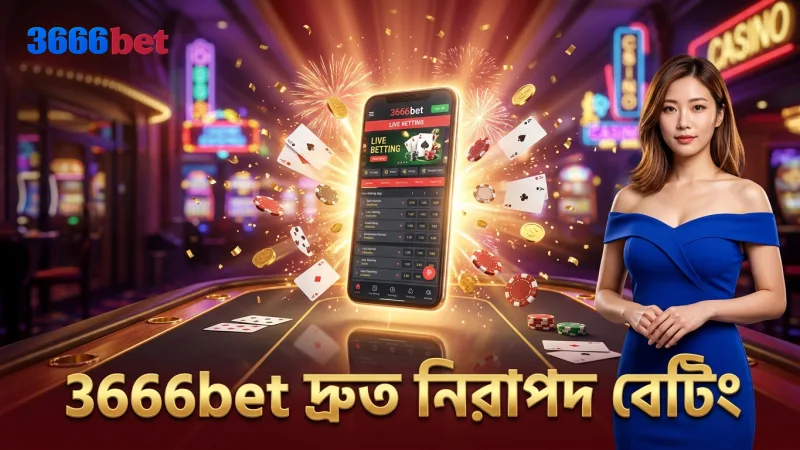 3666bet প্ল্যাটফর্মে দ্রুত ও নিরাপদ বেটিং সুবিধা পাওয়া যায়