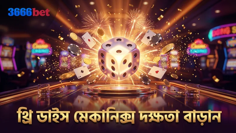 থ্রি-ডাইস মেকানিক্স বোঝার জন্য মনোযোগ দিন এবং খেলায় দক্ষতা বাড়ান