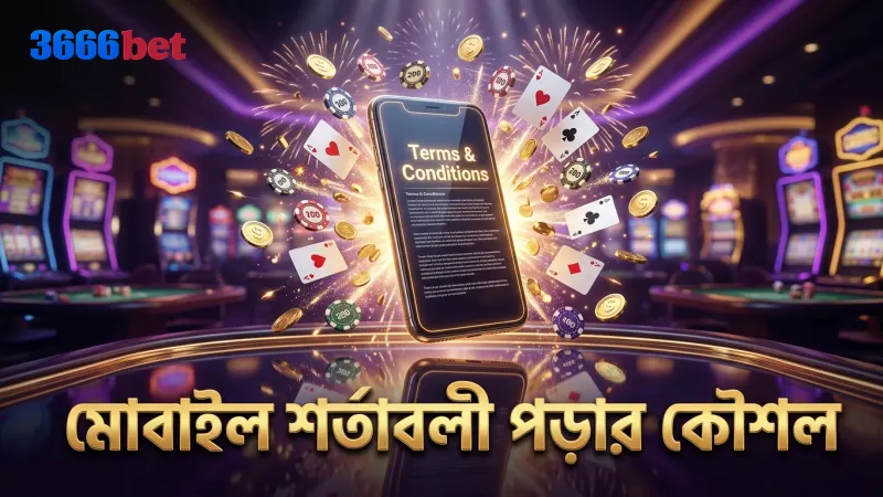 মোবাইল থেকে শর্তাবলী পড়ার সময় সঠিক গাইডলাইন।