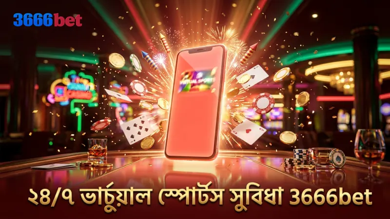 ভার্চুয়াল স্পোর্টস বেটিং-এ ২৪/৭ খেলার সুবিধা।