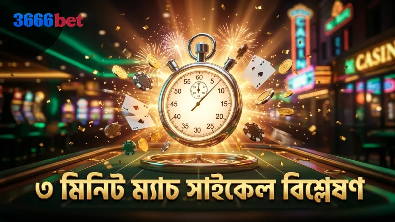 ৩ মিনিটের ম্যাচ সাইকেল ও আরএনজি অ্যানালাইসিস।